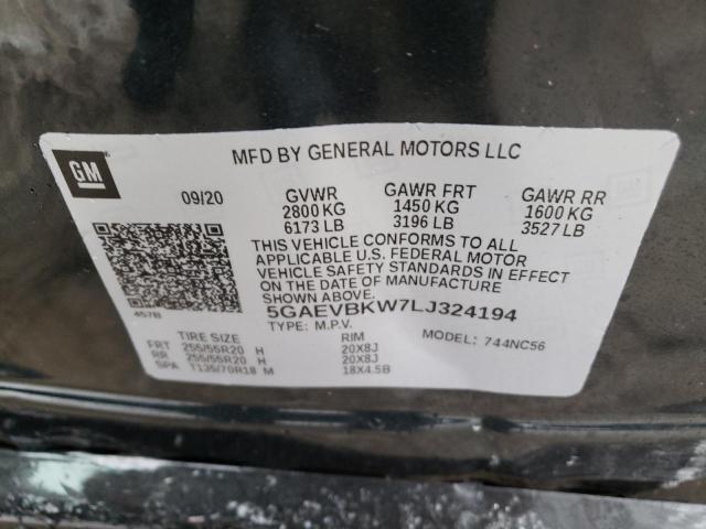 2020 BUICK ENCLAVE PR 5GAEVBKW7LJ324194