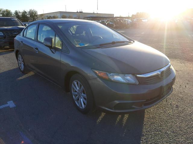 Salvage cars for sale from Copart Las Vegas, NV: 2012 Honda Civic EX