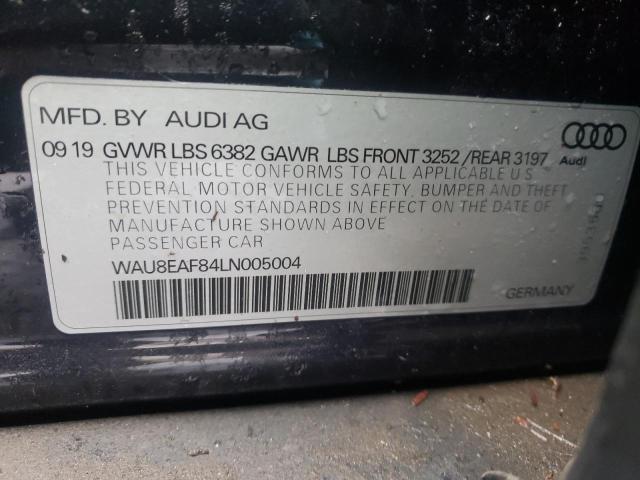 WAU8EAF84LN005004 Audi A8 L 10