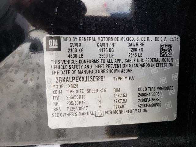 2018 GMC TERRAIN SL 3GKALPEXXJL305881