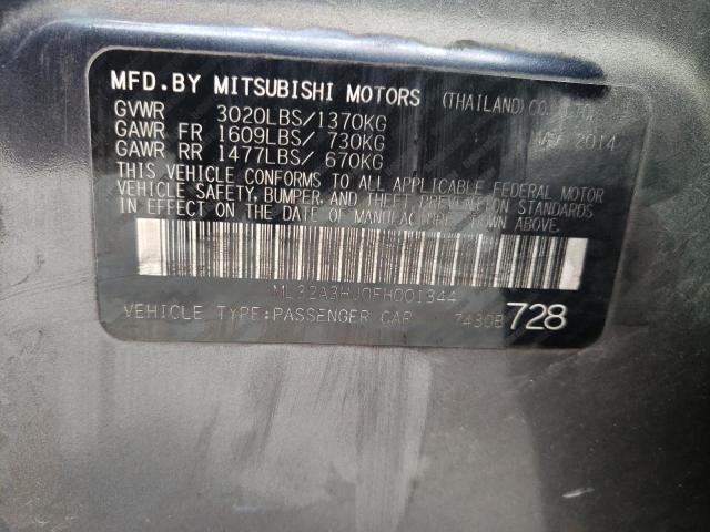2015 MITSUBISHI MIRAGE DE ML32A3HJ0FH001344