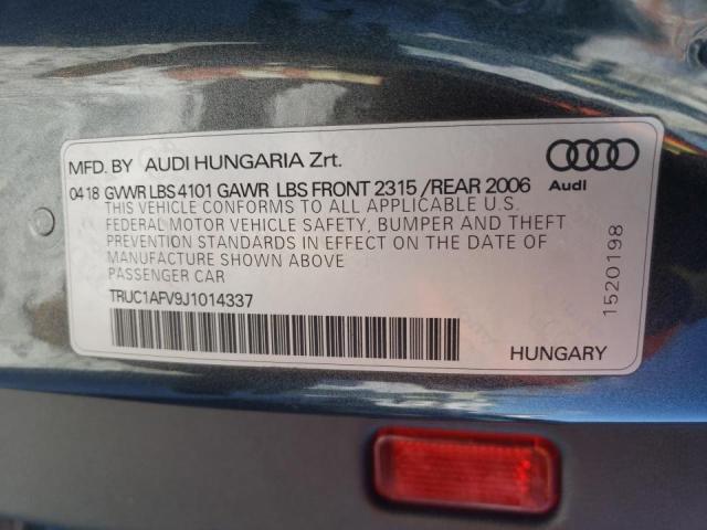 2018 AUDI TTS - TRUC1AFV9J1014337
