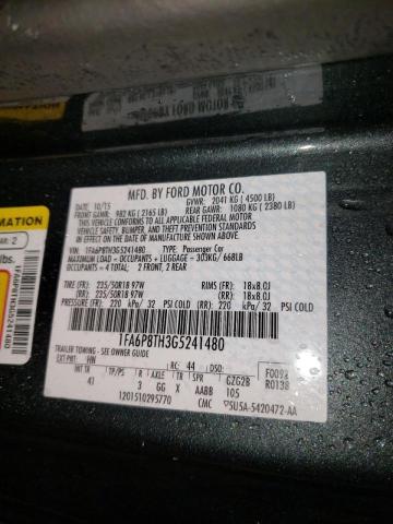 2016 FORD MUSTANG 1FA6P8TH3G5241480