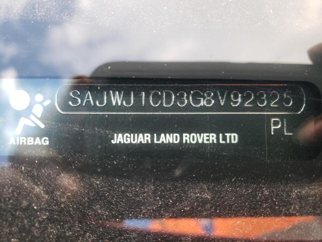 2016 JAGUAR XJ SAJWJ1CD3G8V92325