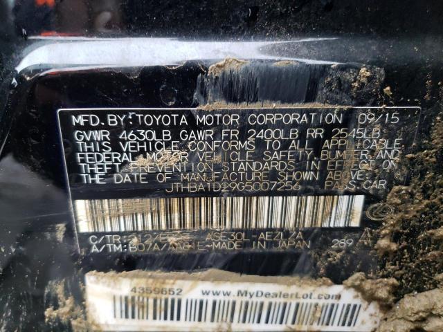 2016 LEXUS IS 200T JTHBA1D29G5007256