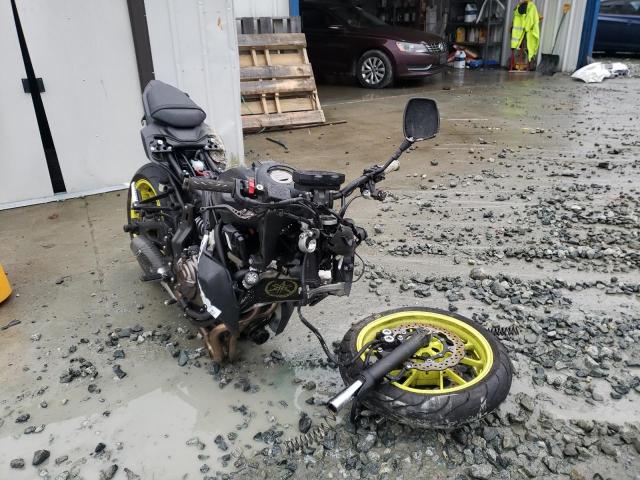 Salvage motorcycles for sale at Mebane, NC auction: 2016 Yamaha FZ07