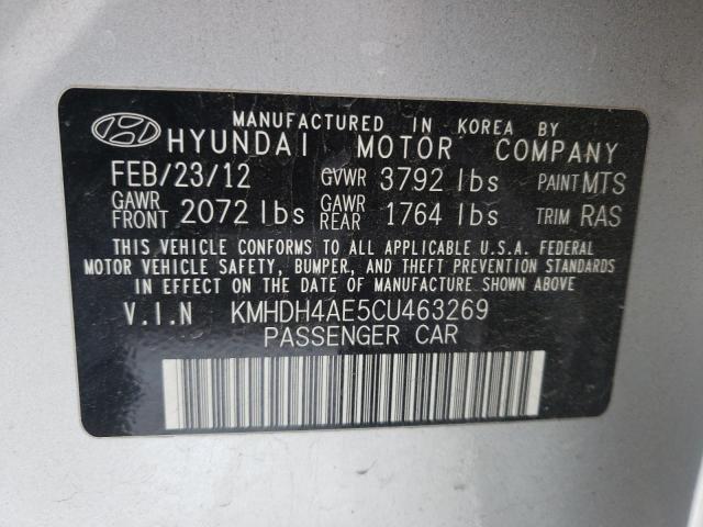2012 HYUNDAI ELANTRA GL - KMHDH4AE5CU463269