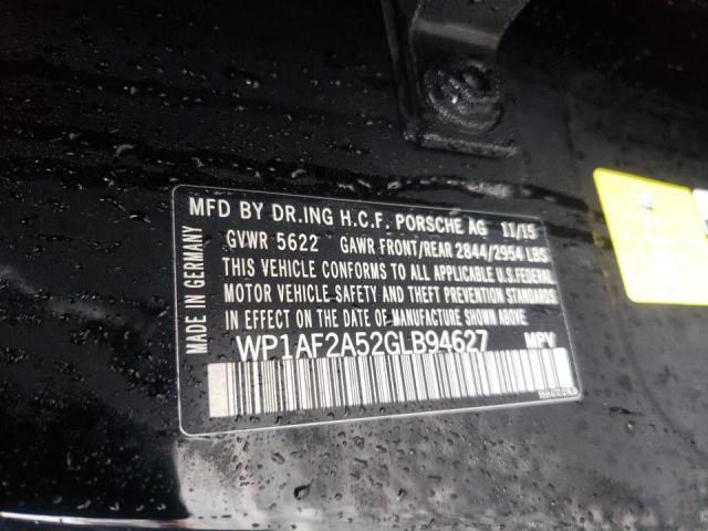 2016 PORSCHE MACAN TURB WP1AF2A52GLB94627