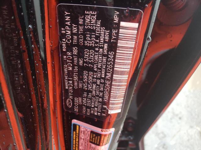 2021 HYUNDAI PALISADE L KM8R5DHE7MU265346