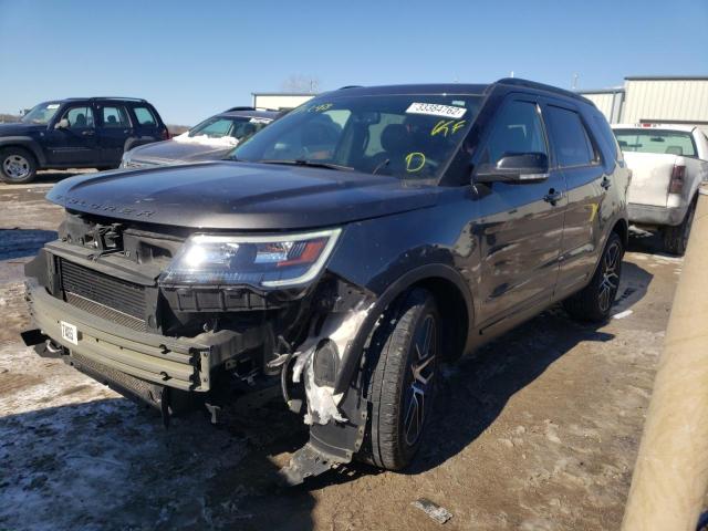 1FM5K8GT5HGE31298 Ford Explorer S 2017. Фото: 1