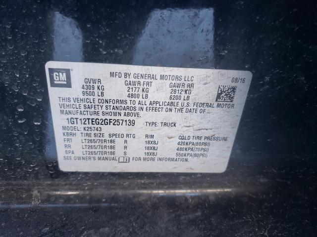 2016 GMC C SER 2500 1GT12TEG2GF257139