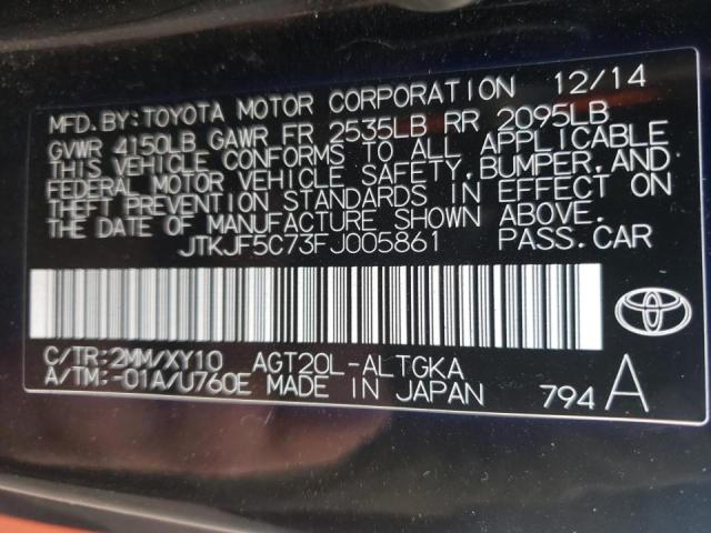 2015 TOYOTA SCION TC - JTKJF5C73FJ005861