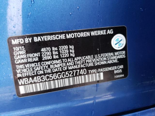 2016 BMW 435 XI GRA WBA4B3C56GG527740
