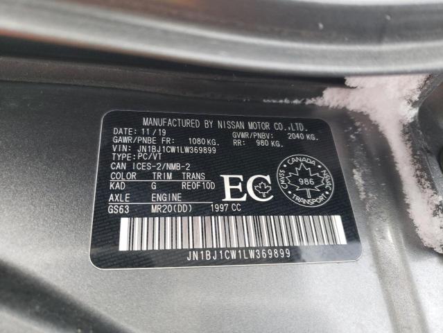 2020 NISSAN QASHQAI JN1BJ1CW1LW369899