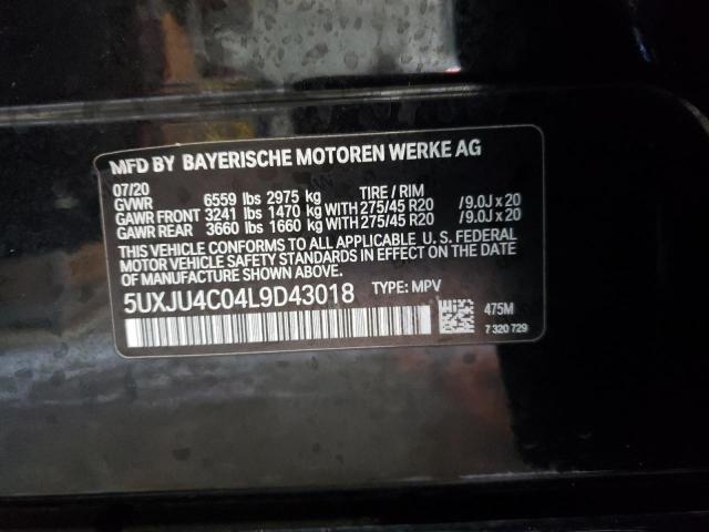 2020 BMW X5 M50I 5UXJU4C04L9D43018