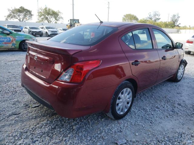  NISSAN VERSA 2018 Червоний