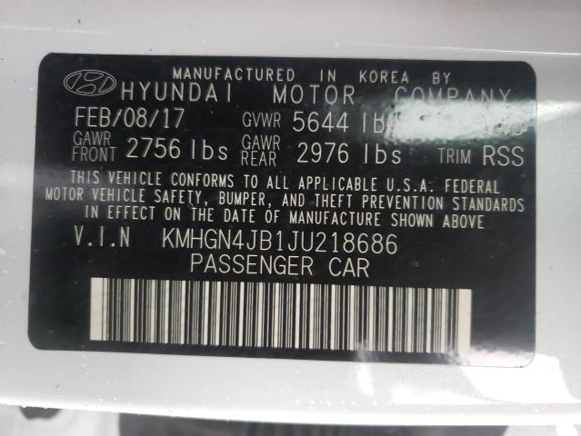 2018 GENESIS G80 SPORT KMHGN4JB1JU218686