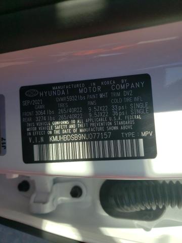 2022 GENESIS GV80 BASE KMUHBDSB9NU077157