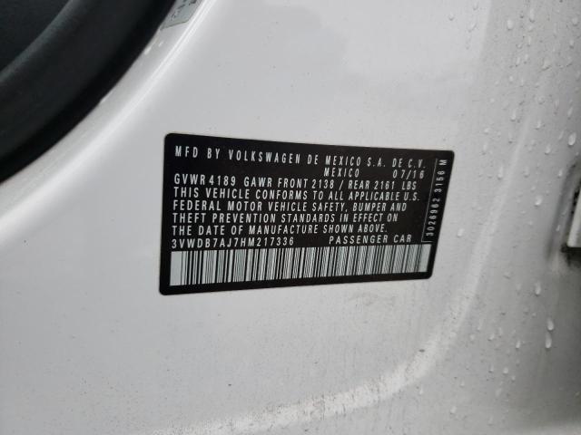 2017 VOLKSWAGEN JETTA SE - 3VWDB7AJ7HM217336