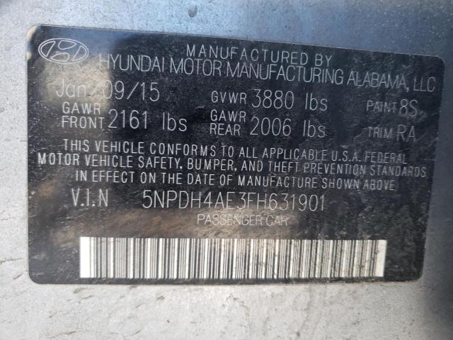 2015 HYUNDAI ELANTRA SE - 5NPDH4AE3FH631901