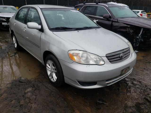 Salvage cars for sale from Copart Waldorf, MD: 2003 Toyota Corolla CE
