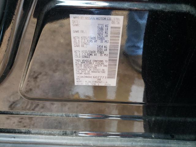5N1DR2MN0HC607773 Nissan Pathfinder 2017. Фото: 9