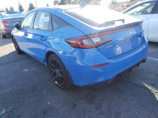 2022 HONDA CIVIC SPOR 19XFL2H89NE001668