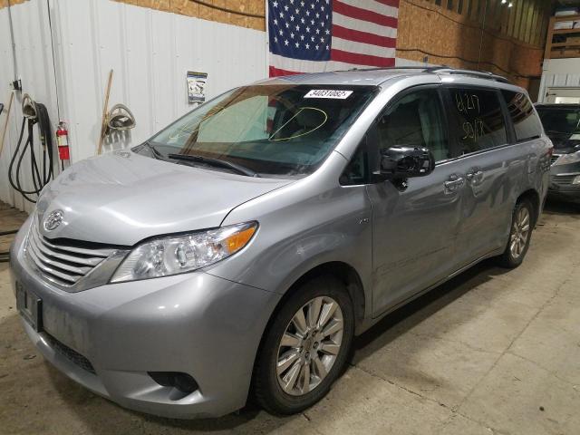 5TDJK3DC8GS136372 Toyota Sienna Le 2016. Фото: 1