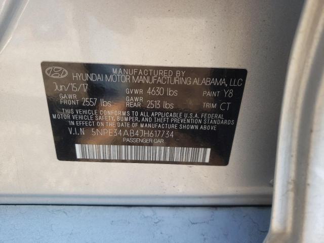 2018 HYUNDAI SONATA SPO 5NPE34AB4JH617734