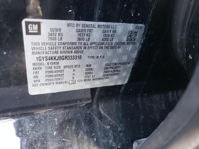 2016 CADILLAC ESCALADE E - 1GYS4KKJ8GR333318