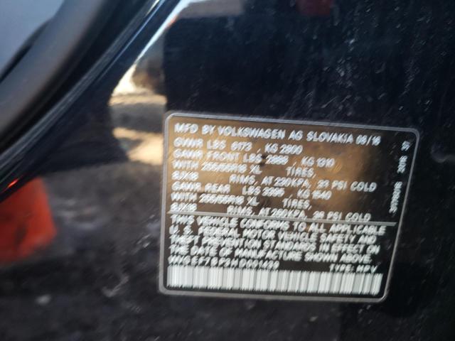 2017 VOLKSWAGEN TOUAREG SP WVGEF7BP3HD001439