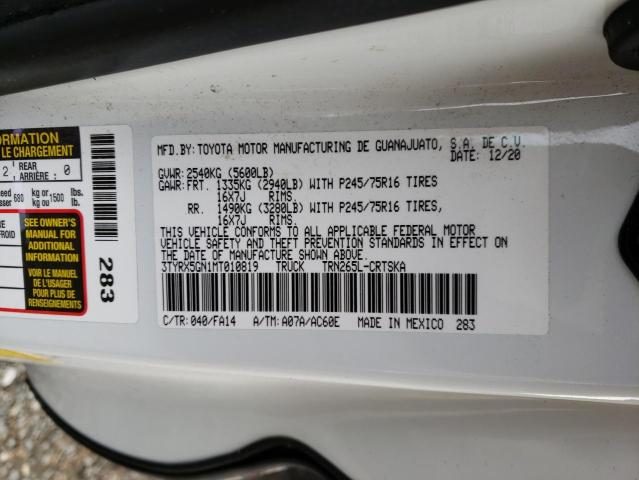 2021 TOYOTA TACOMA ACC - 3TYRX5GN1MT010819