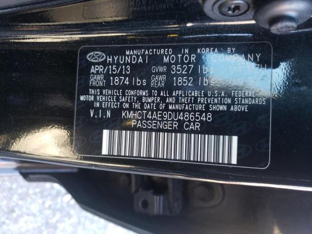 KMHCT4AE9DU486548 Hyundai Accent Gls 2013. Фото: 9