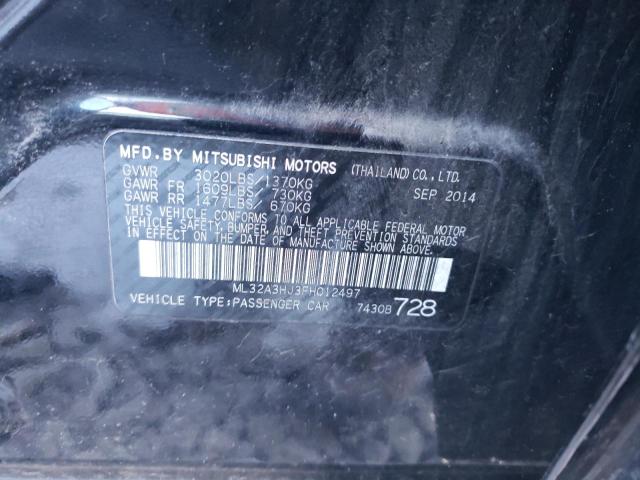 2015 MITSUBISHI MIRAGE DE ML32A3HJ3FH012497