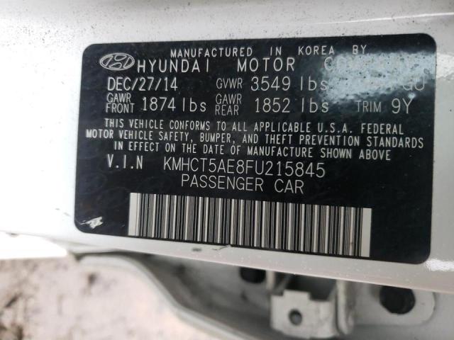 2015 HYUNDAI ACCENT GS KMHCT5AE8FU215845