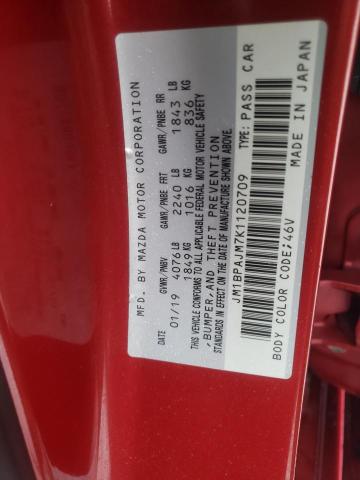 2019 MAZDA 3 JM1BPAJM7K1120709
