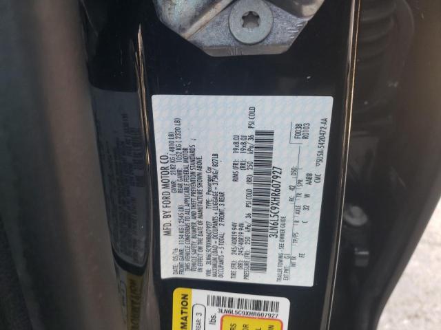2017 LINCOLN MKZ SELECT 3LN6L5C9XHR607927