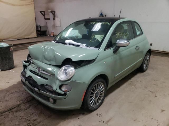 2012 FIAT 500 LOUNGE - 3C3CFFCR7CT344333
