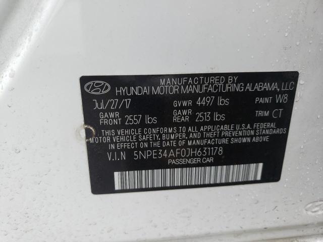 2018 HYUNDAI SONATA SPO 5NPE34AF0JH631178