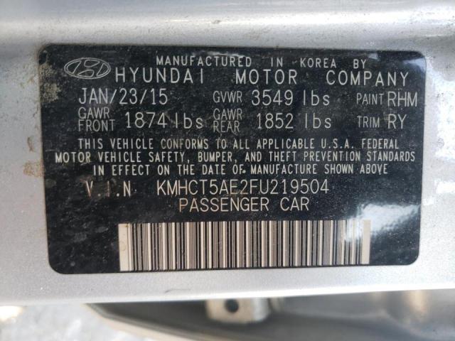 2015 HYUNDAI ACCENT GS KMHCT5AE2FU219504
