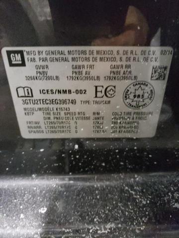 3GTU2TEC3EG396749 Gmc Sierra K15 2014. Фото: 9