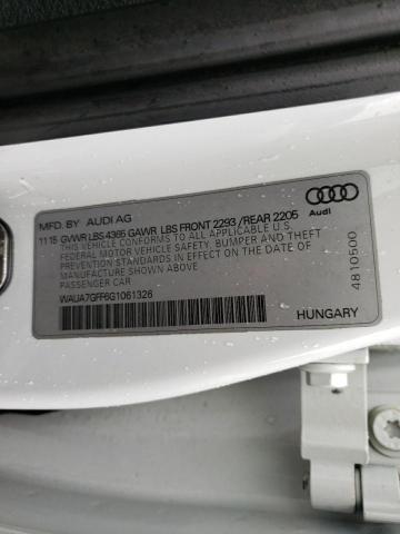 2016 AUDI A3 PREMIUM WAUA7GFF6G1061326