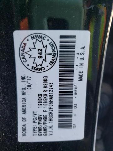1HGCR2F05HA812245 Honda Accord Ex 2017. Фото: 9
