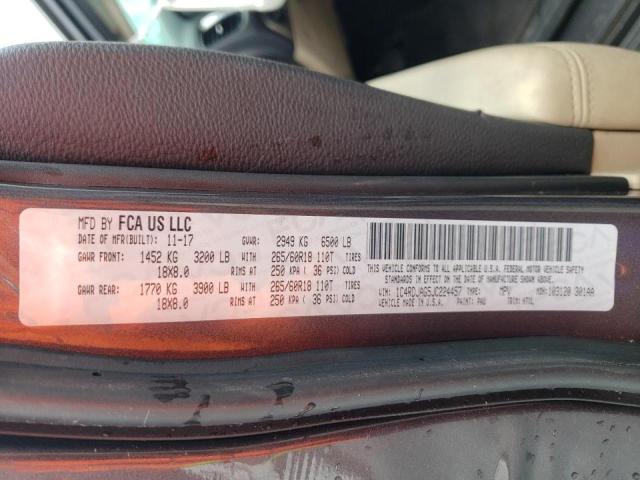 2018 DODGE DURANGO SX 1C4RDJAG5JC224457