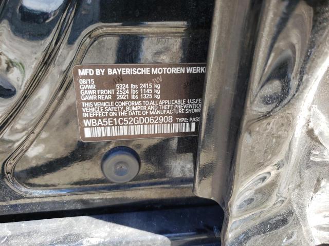2016 BMW ACTIVEHYBR WBA5E1C52GD062908