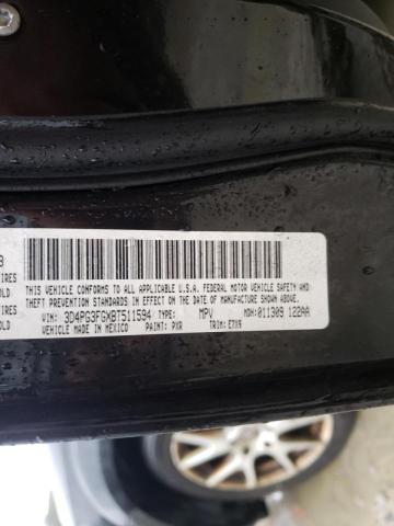 3D4PG3FGXBT511594 Dodge Journey Cr 2011. Фото: 9