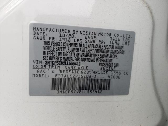 2020 NISSAN KICKS SV - 3N1CP5CV2LL555412
