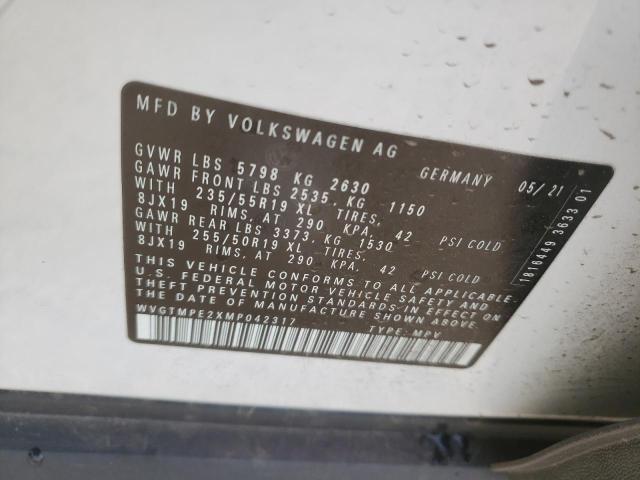 2021 VOLKSWAGEN ID.4 PRO S WVGTMPE2XMP042317