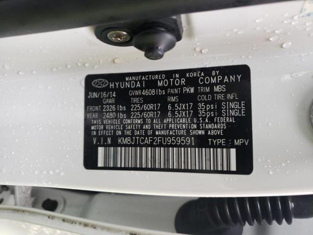 2015 HYUNDAI TUCSON GLS KM8JTCAF2FU959591