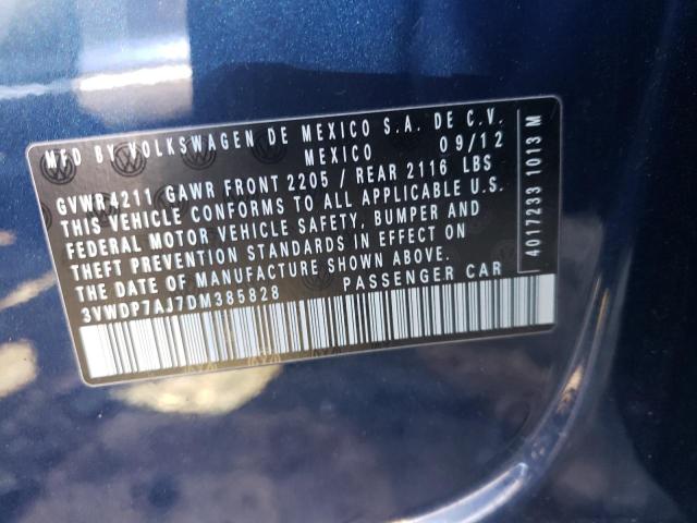 2013 VOLKSWAGEN JETTA SE - 3VWDP7AJ7DM385828
